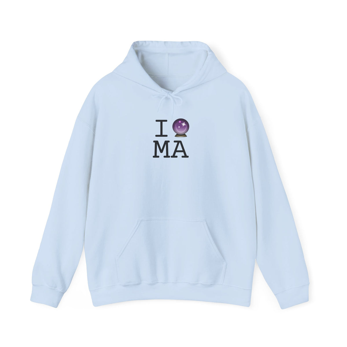 "I Predict the Future (Crystal Ball) of Massachusetts" Hoodie