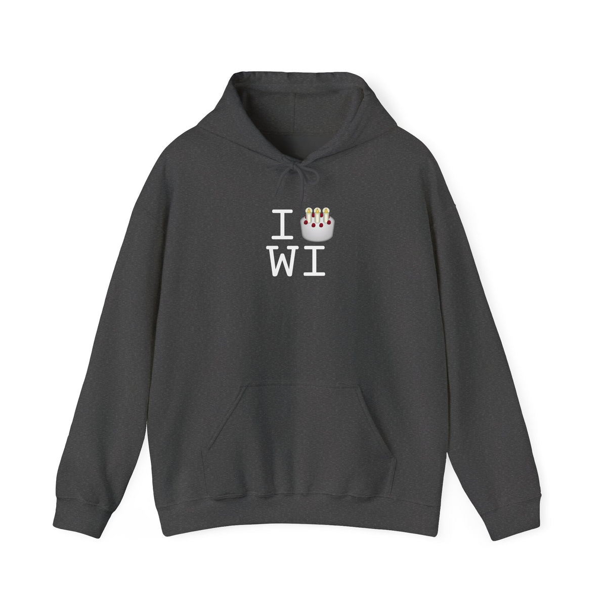 "I Birthday Cake Wisconsin" Hoodie