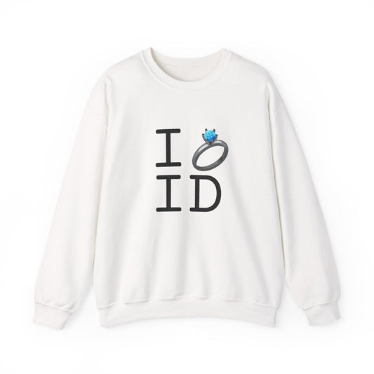 "I'm Married to (Diamond Ring) Idaho" Sweatshirt