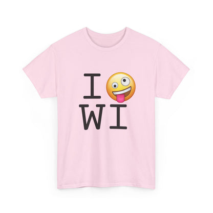 "I'm Crazy about Wisconsin" Tee