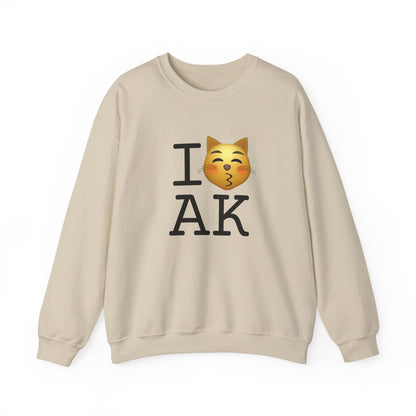 "I'm a Kissing Cat toward Alaska" Sweatshirt