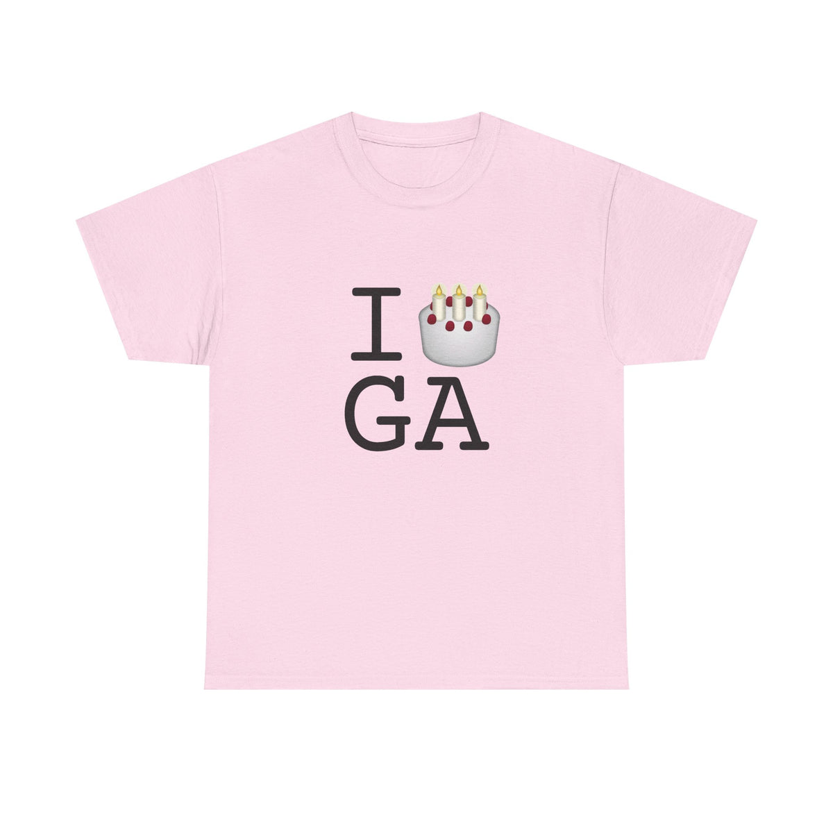 "I Birthday Cake Georgia" Tee