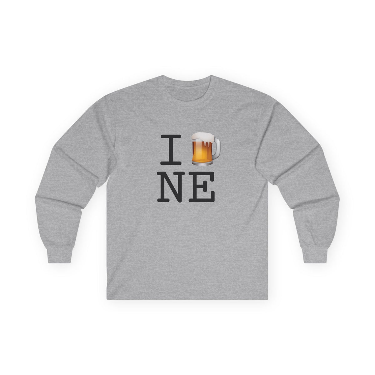 "I Beer Nebraska" Long Sleeve Shirt