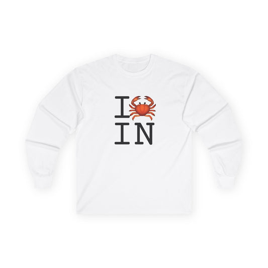 "I Crab Indiana" Long Sleeve Shirt