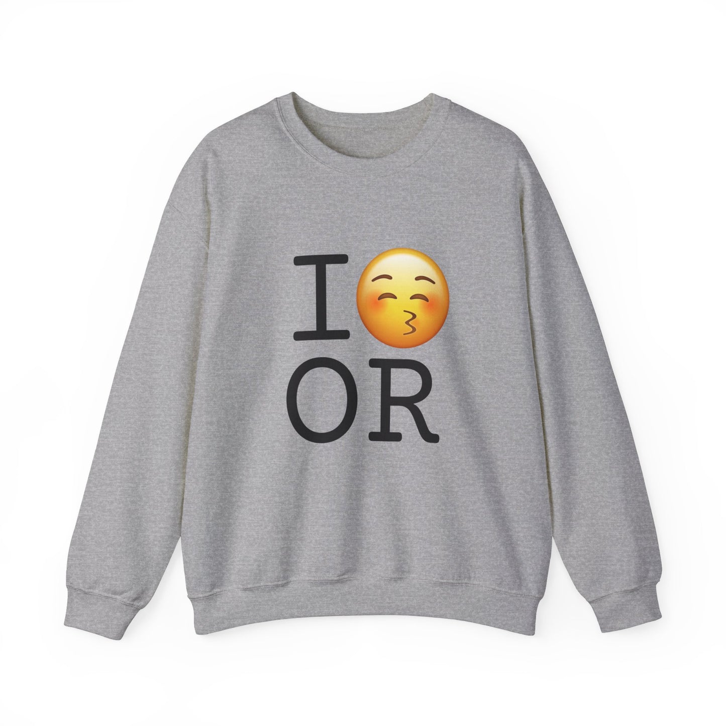 "I Kiss Oregon" Sweatshirt