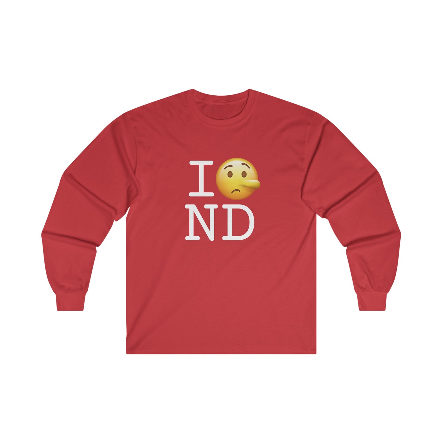 "I Lie about North Dakota" Long Sleeve Shirt
