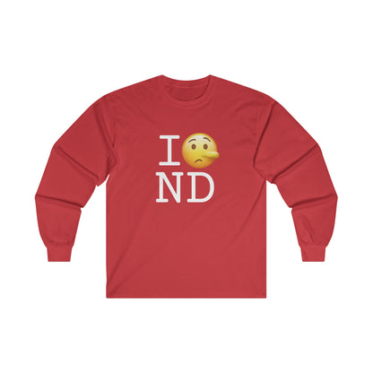 "I Lie about North Dakota" Long Sleeve Shirt