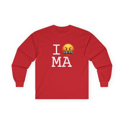 "I Curse about Massachusetts" Long Sleeve Shirt