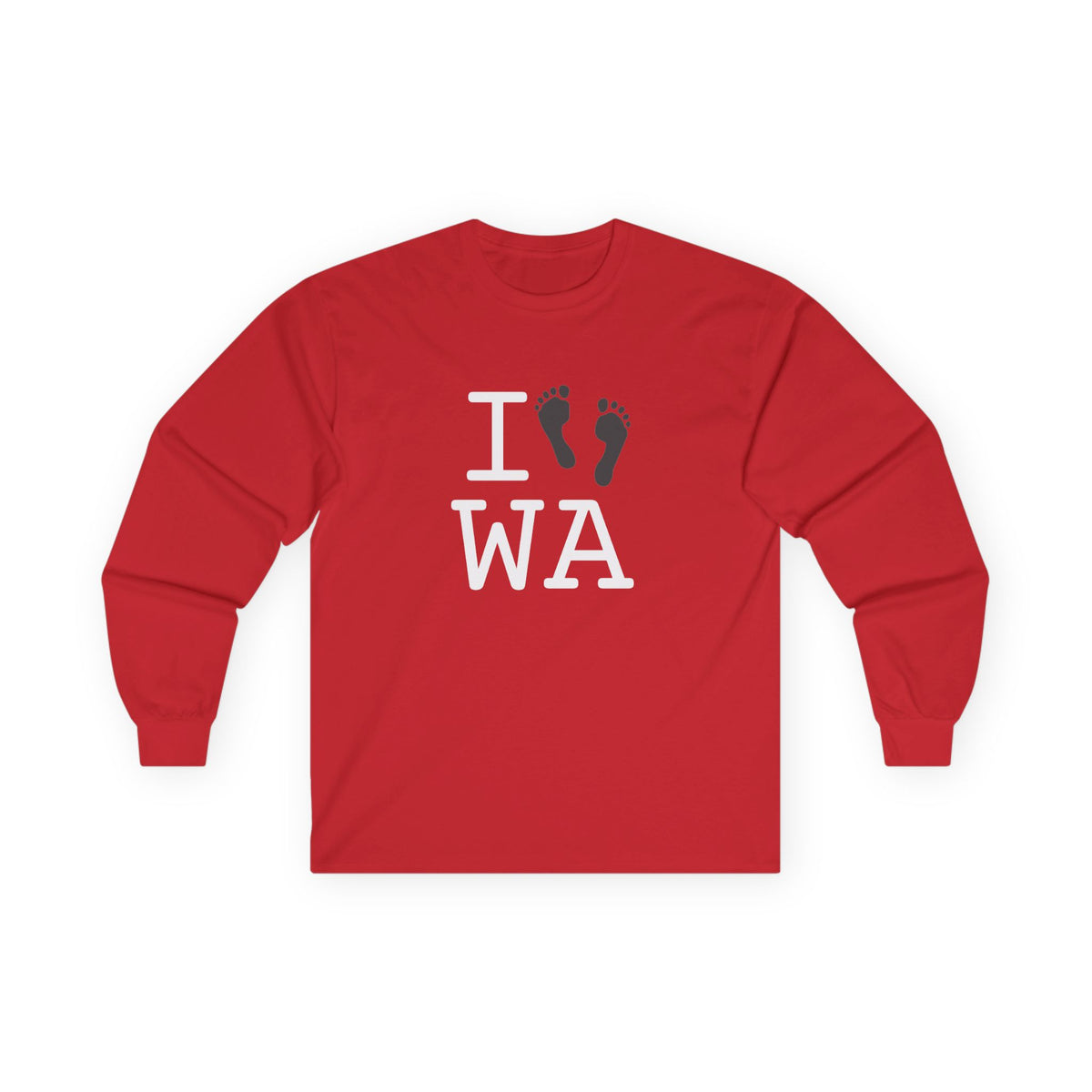 "I leave Footsteps in Washington" Long Sleeve Shirt