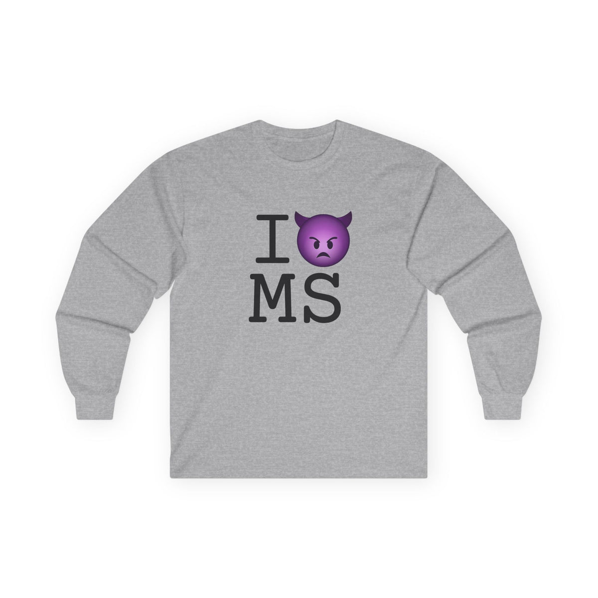 "I'm an Angry Devil about Mississippi" Long Sleeve Shirt