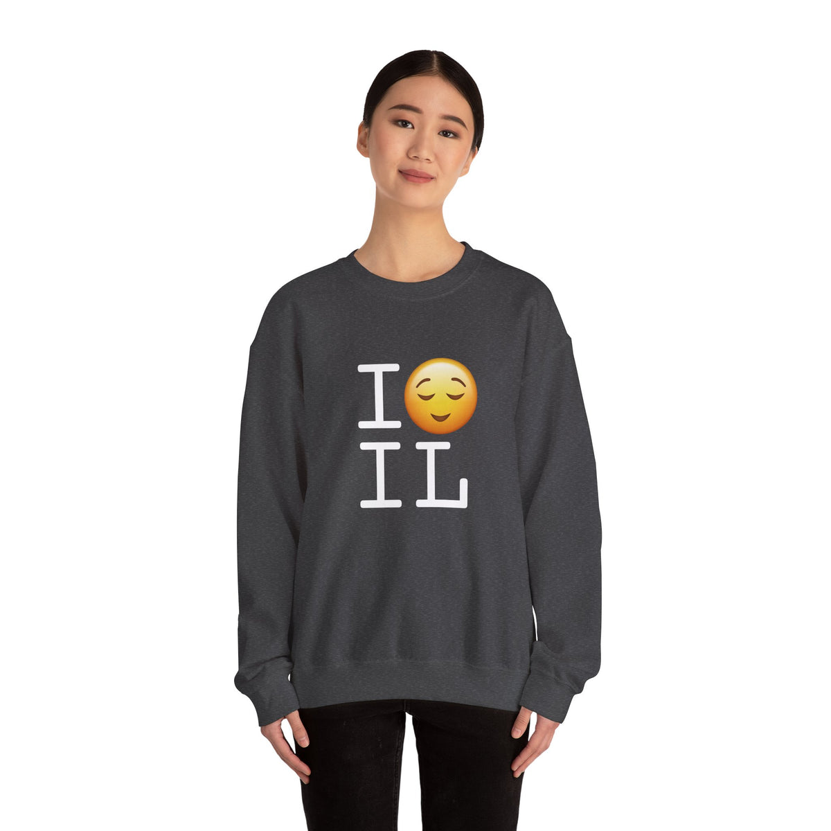 "I'm Relieved about Illinois" Sweatshirt