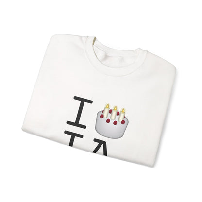 "I Birthday Cake Iowa" Sweatshirt