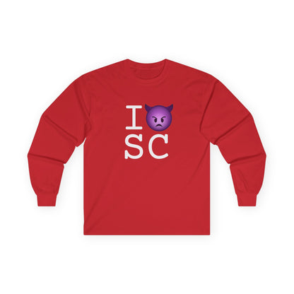 "I'm an Angry Devil about South Carolina" Long Sleeve Shirt