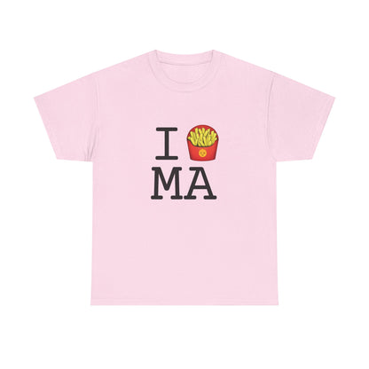 "I French Fries Massachusetts" Tee