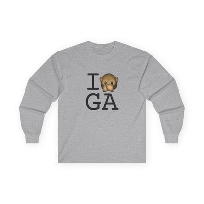 "I Don't Speak about Georgia" Long Sleeve Shirt