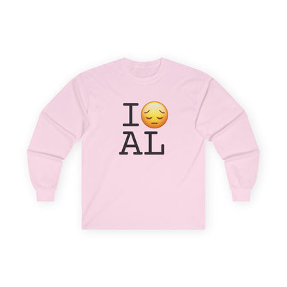 "I'm Depressed about Alabama" Long Sleeve Shirt
