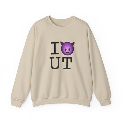 "I'm an Angry Devil about Utah" Sweatshirt