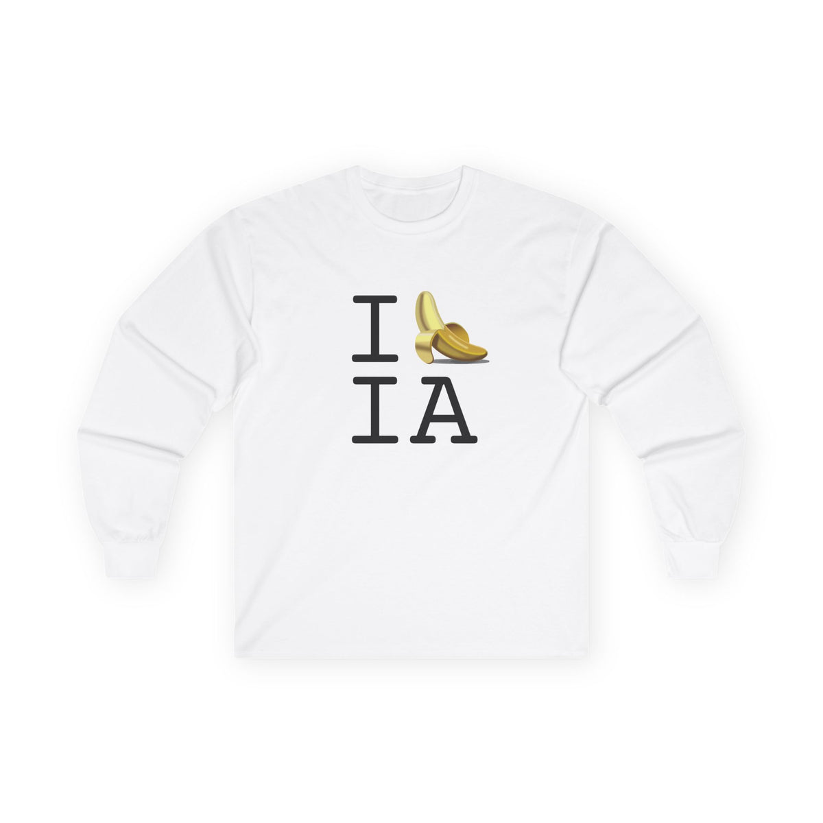 "I'm Bananas about Iowa" Long Sleeve Shirt