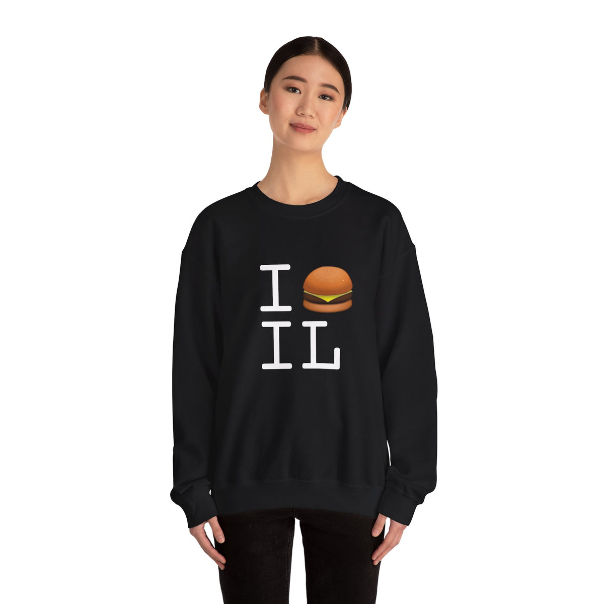 "I Cheeseburger Illinois" Sweatshirt
