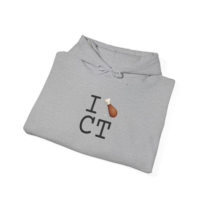 "I Chicken Drumstick Connecticut" Hoodie