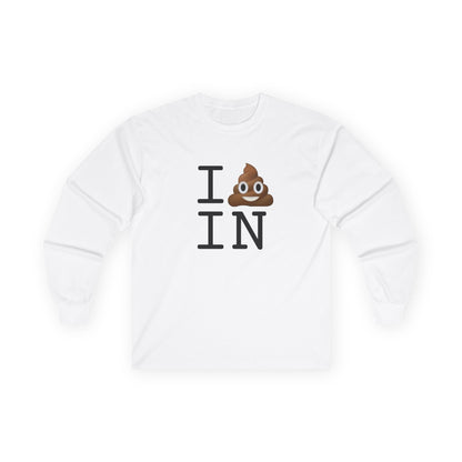 "I Poop in Indiana" Long Sleeve Shirt