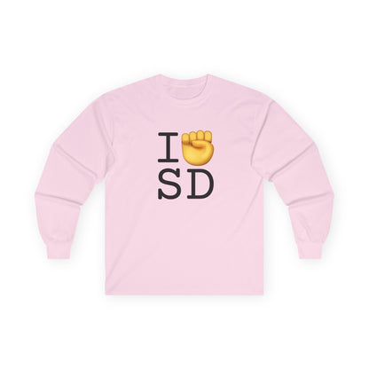 "I Raise my Fist with South Dakota" Long Sleeve Shirt