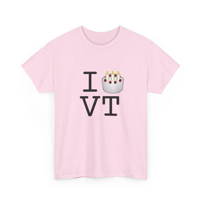"I Birthday Cake Vermont" Tee