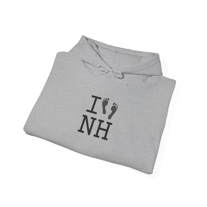 "I leave Footsteps in New Hampshire" Hoodie