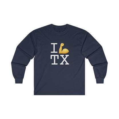 "I Flex in/on Texas" Long Sleeve Shirt