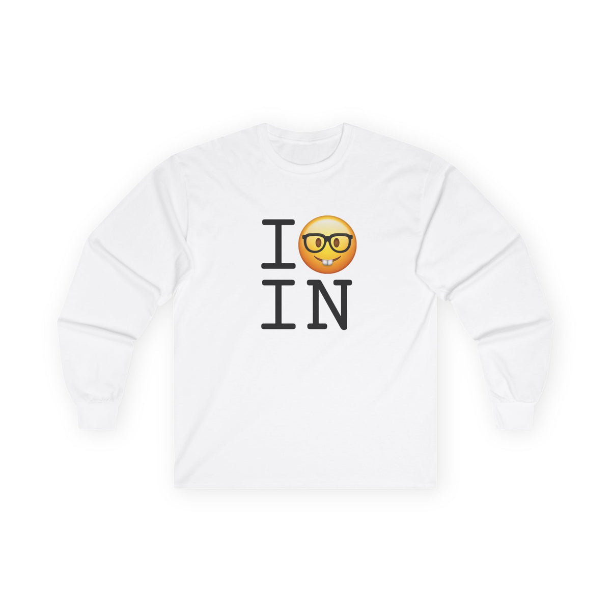 "I'm a Nerd about Indiana" Long Sleeve Shirt