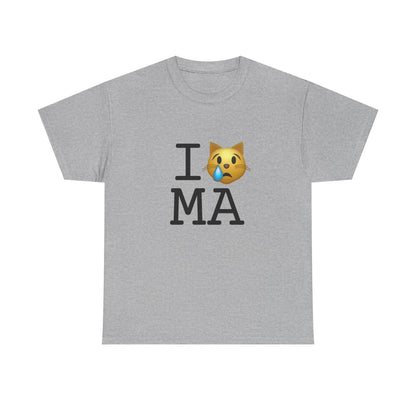 "I'm a Crying Cat about Massachusetts" Tee