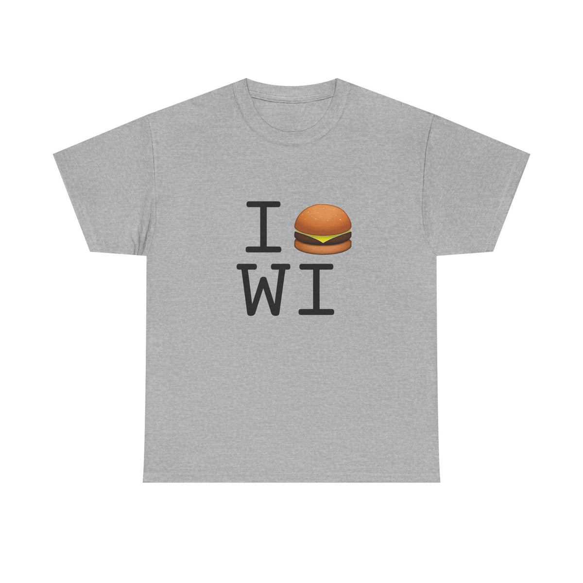 "I Cheeseburger Wisconsin" Tee