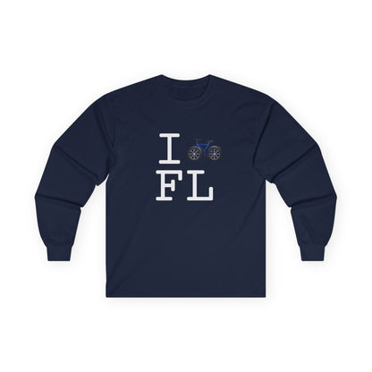 "I Bicycle Florida" Long Sleeve Shirt