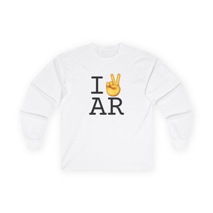 "I Show Peace to Arkansas" Long Sleeve Shirt