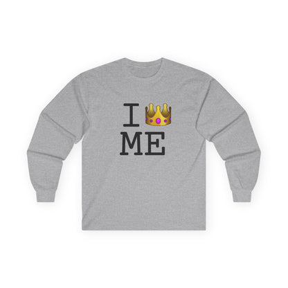 "I'm Royalty (Wear a Crown) in Maine" Long Sleeve Shirt