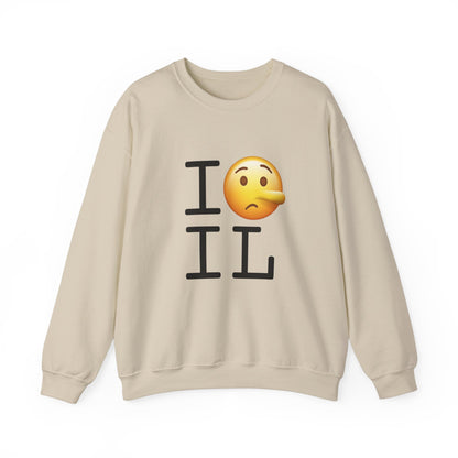 "I Lie about Illinois" Sweatshirt