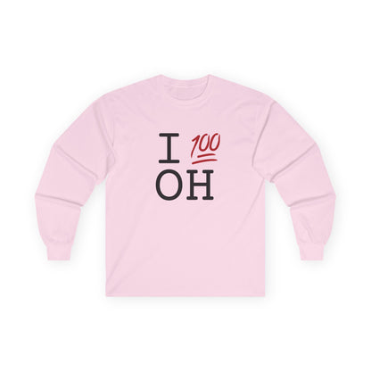 "I Keep it 100 in Ohio" Long Sleeve Shirt