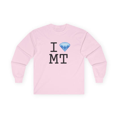 "I Diamond Montana" Long Sleeve Shirt