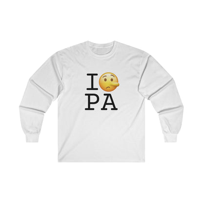 "I Lie about Pennsylvania" Long Sleeve Shirt