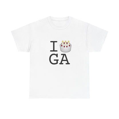 "I Birthday Cake Georgia" Tee