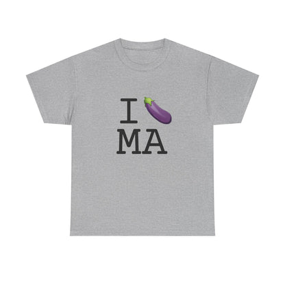 "I Eggplant Massachusetts" Tee