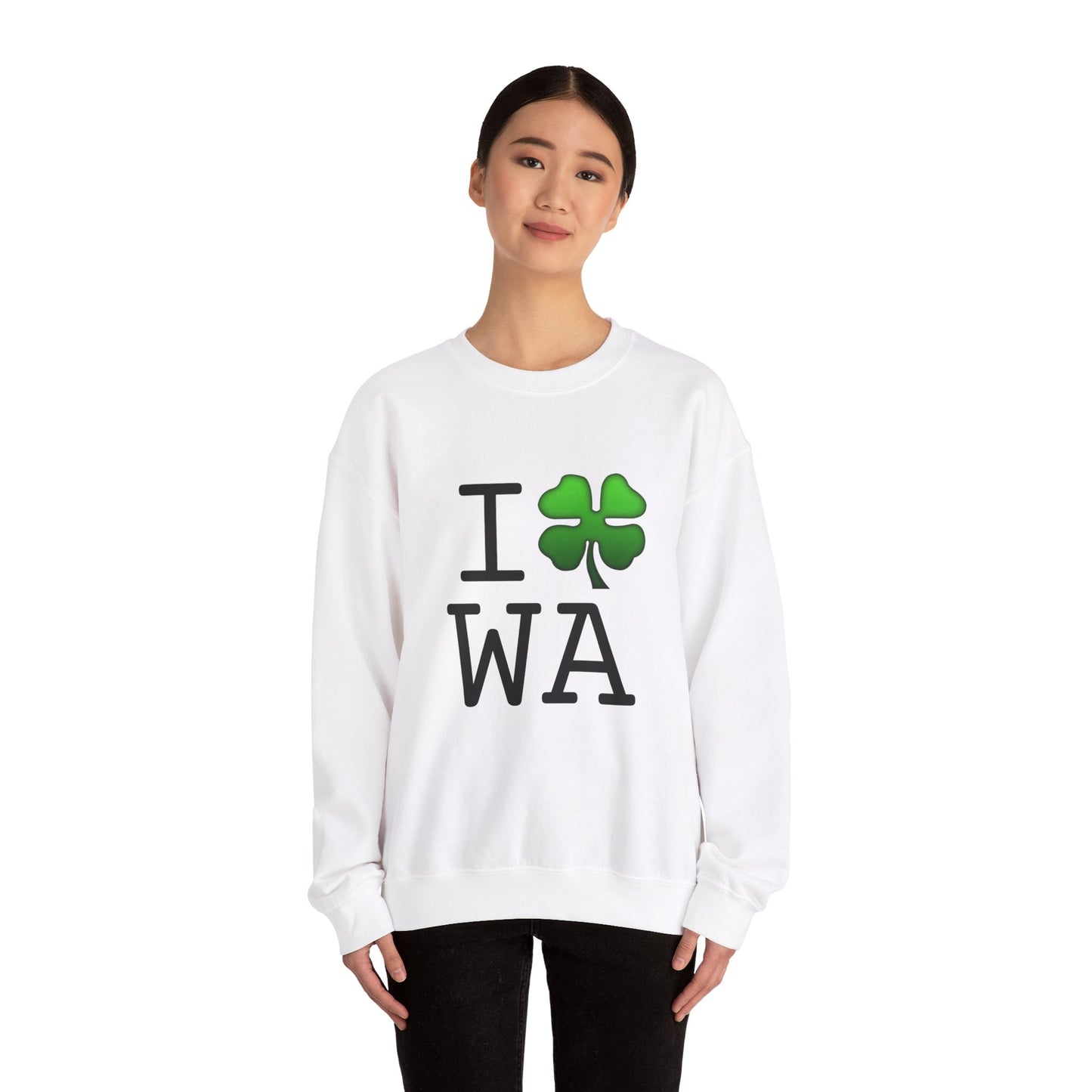 "I'm Lucky (Clover) in Washington" Sweatshirt