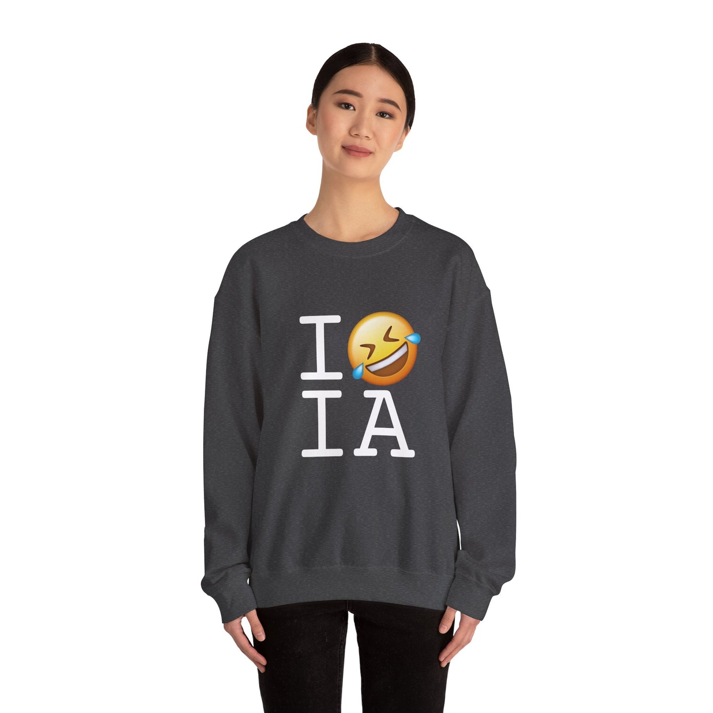 "I Laugh Hard (LMFAO) at Iowa" Sweatshirt