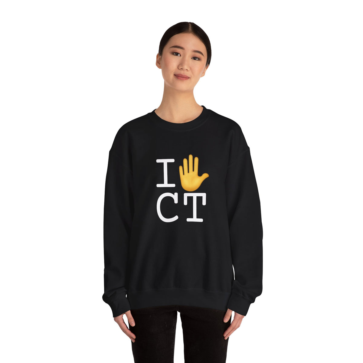 "I Stop (Raised Hand) Connecticut" Sweatshirt