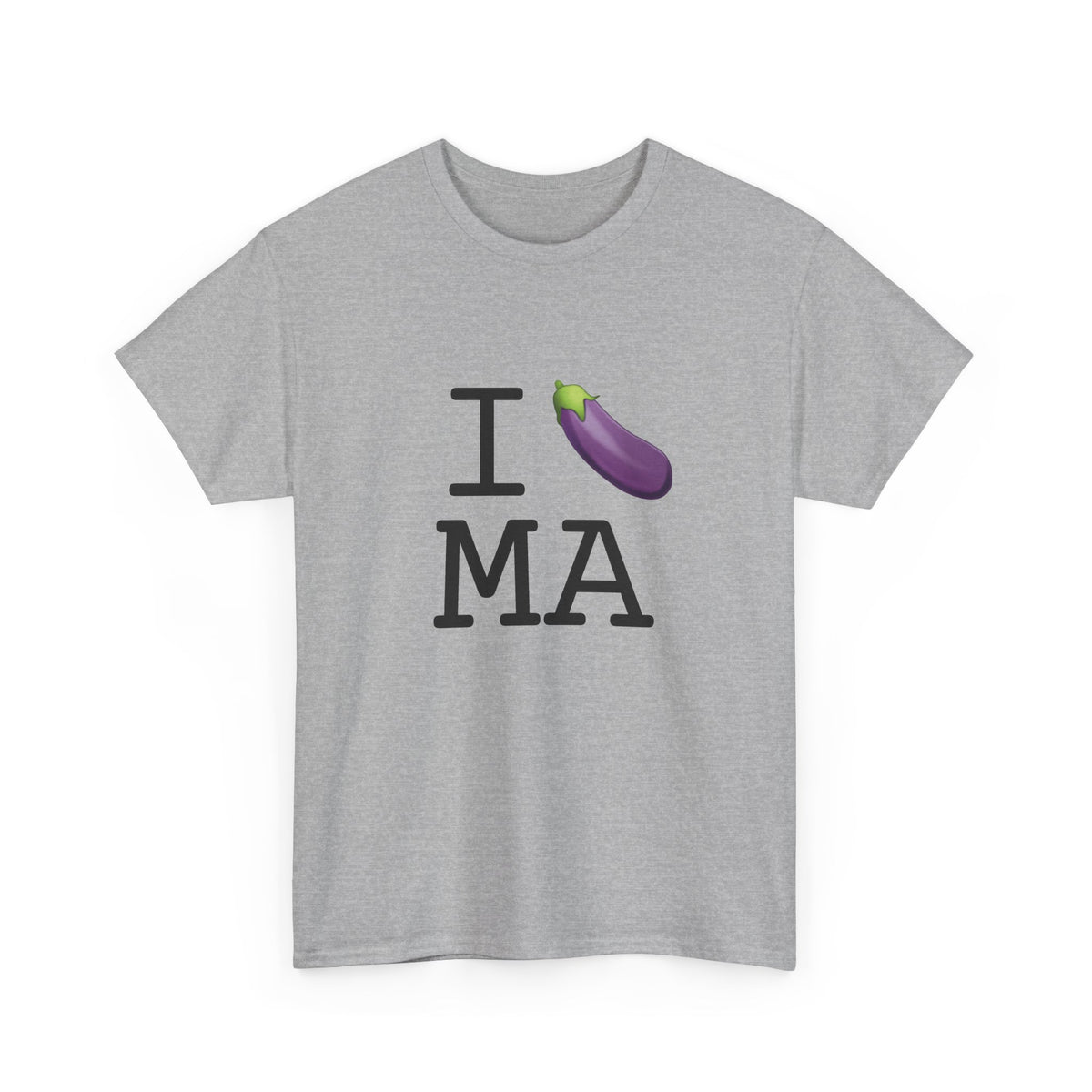 "I Eggplant Massachusetts" Tee
