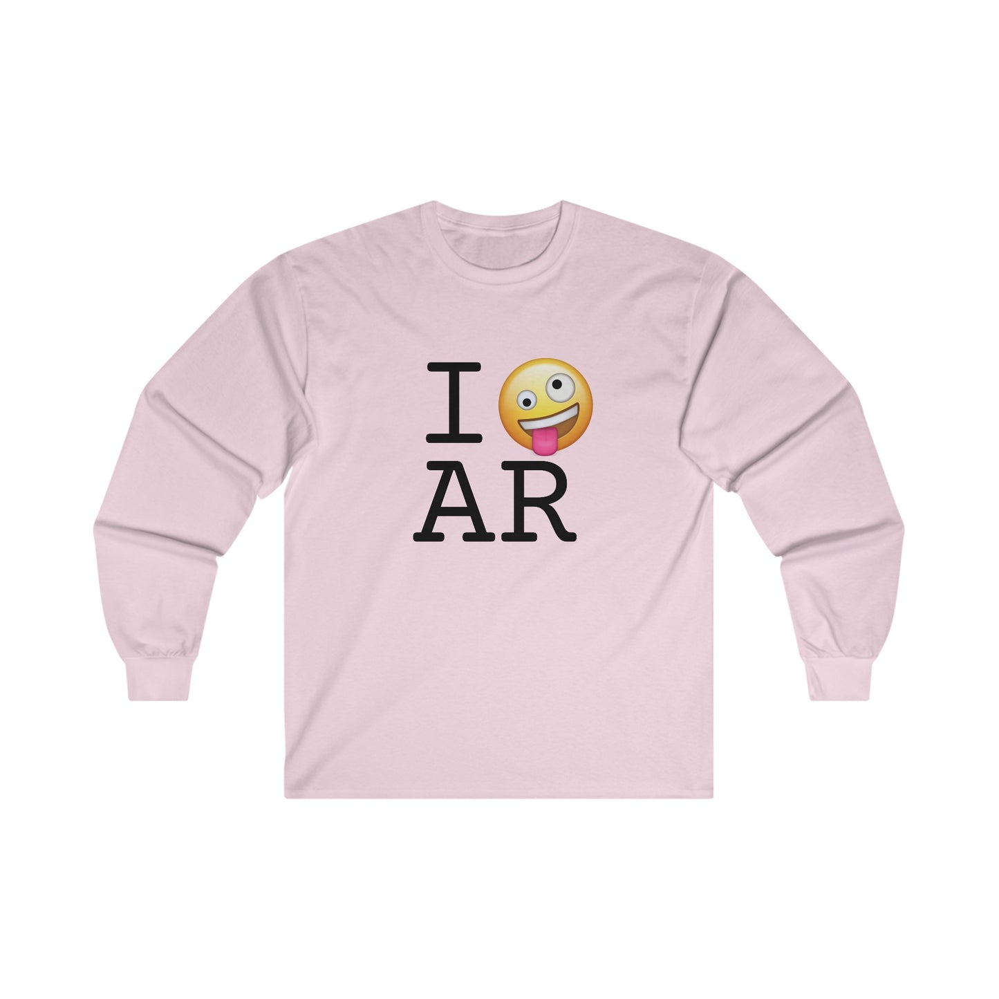 "I'm Crazy about Arkansas" Long Sleeve Shirt