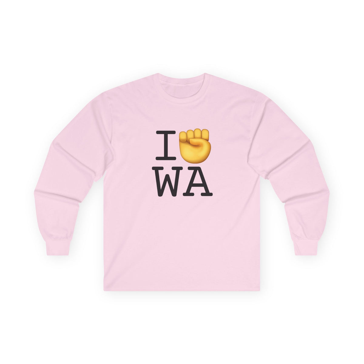 "I Raise my Fist with Washington" Long Sleeve Shirt