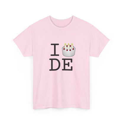 "I Birthday Cake Delaware" Tee
