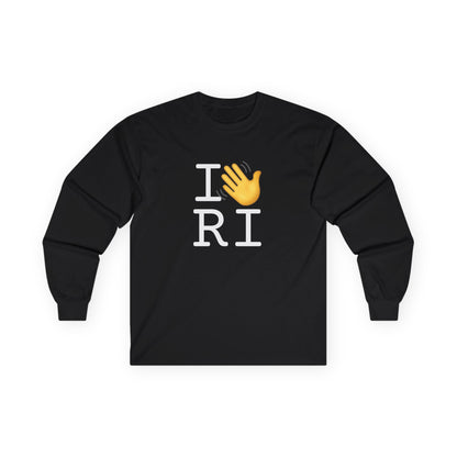 "I Wave at Rhode Island" Long Sleeve Shirt