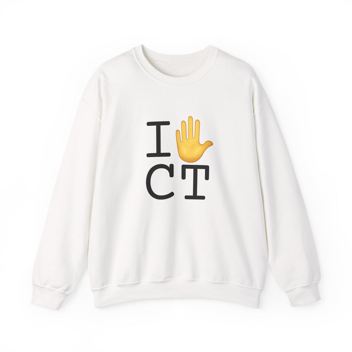 "I Stop (Raised Hand) Connecticut" Sweatshirt